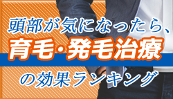 育毛・発毛治療の効果ランキング